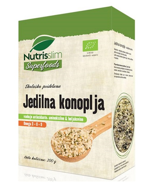 Bio Oljuštene sjemenke jestive konoplje - 200 g