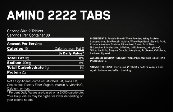 Superior Amino 2222 - 320 tableta