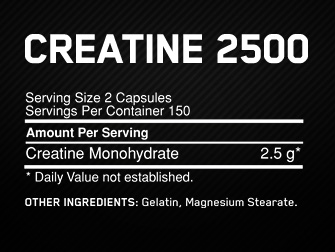 Creatine 2500 - 200 kapsula