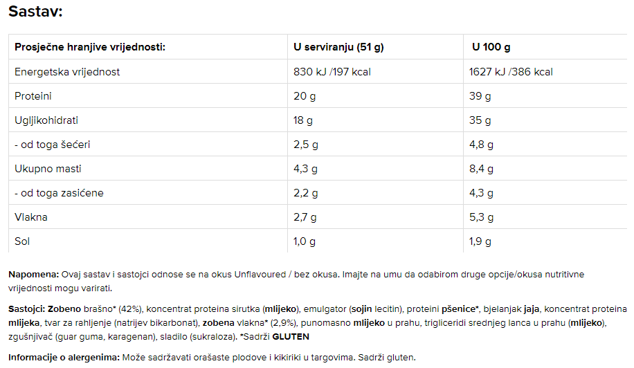 Protein Pancake Mix - 1,02 kg