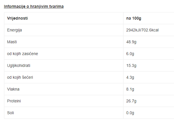 Kikiriki maslac s konopljom Bio - 350 g