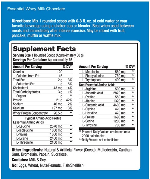 Essential Whey - 2,27 kg