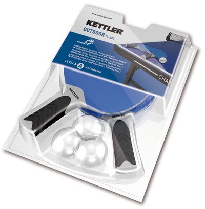 Set reketa za stolni tenis Kettler Play s lopticama