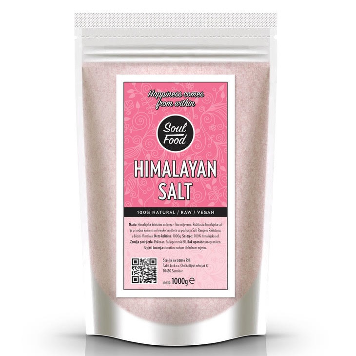 Himalajska sol (fino mljevena) - 1 kg