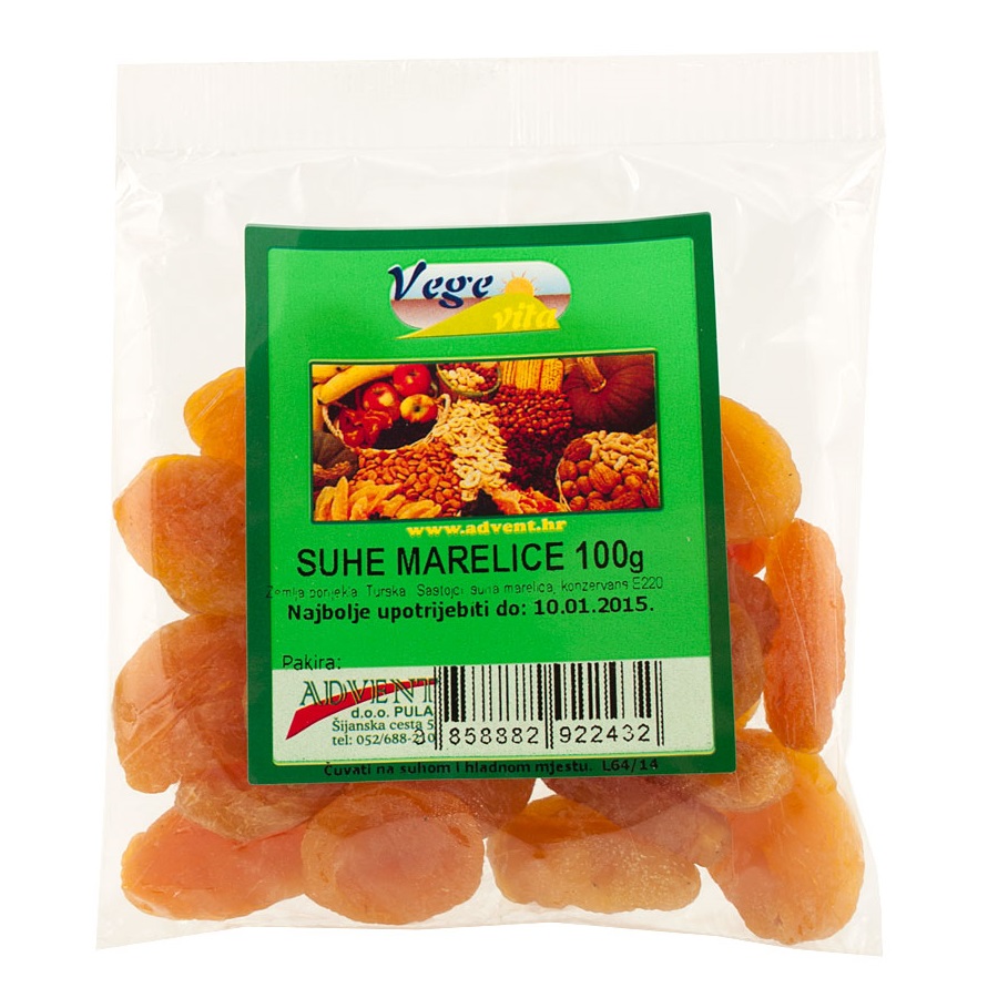 Suhe marelice - 100 g