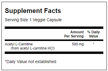 Acetyl L-Carnitine - 100 kapsula