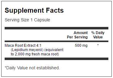 Maca 500 mg - 60 kapsula