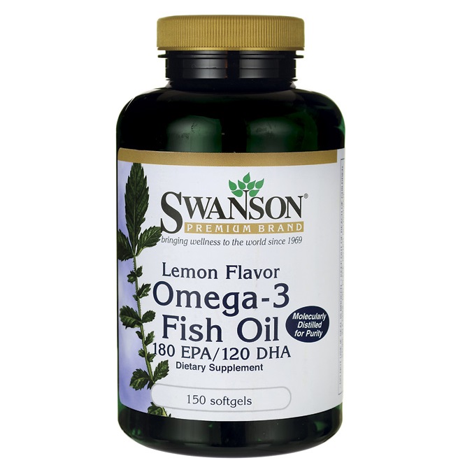 Omega-3 Fish Oil Lemon Flavor - 150 kapsula