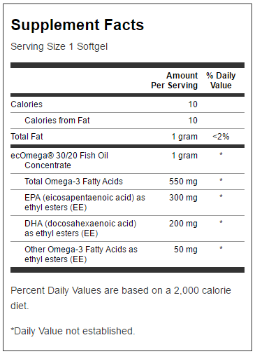 Super EPA Fish Oil - 100 kapsula