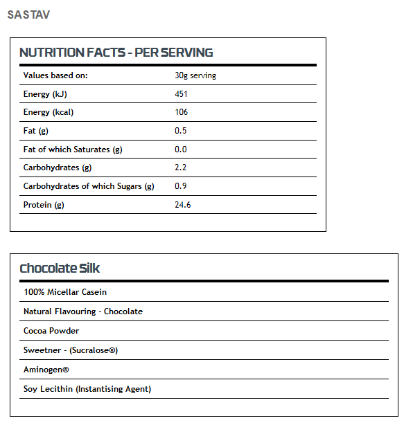 100% Micellar Casein - 2 kg