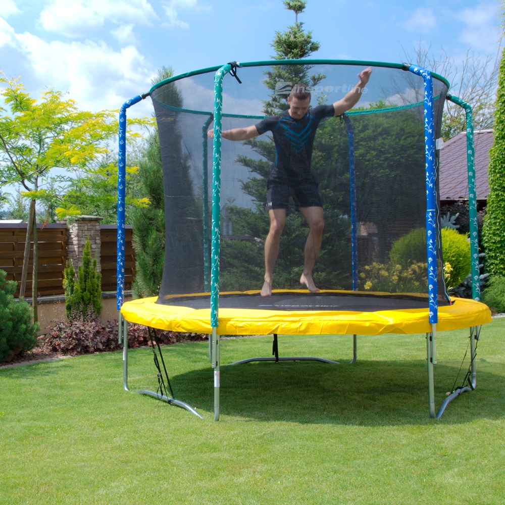 Trampolin sa zaštitnom mrežom Insportline Sun 244 cm
