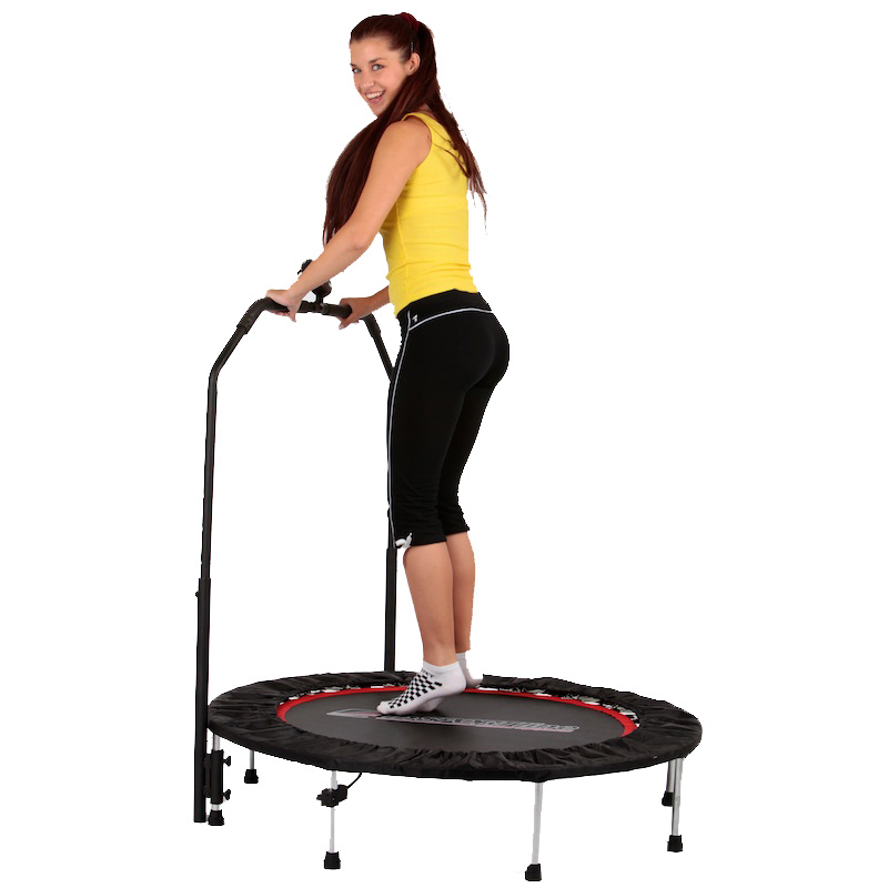 Trampolin s rukohvatom Insportline Profi Digital 140 cm