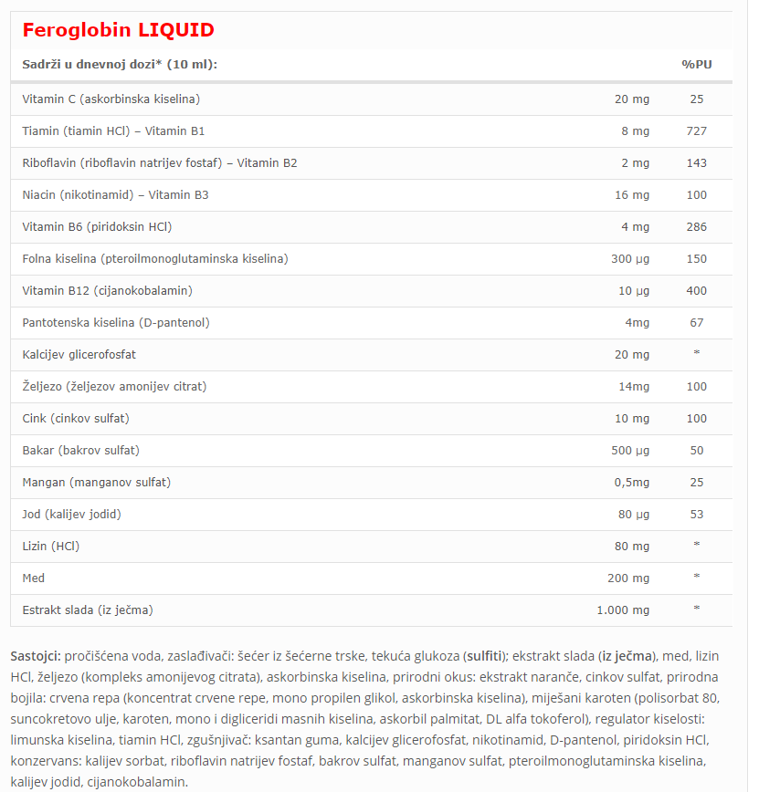 Feroglobin Liquid - 200 ml