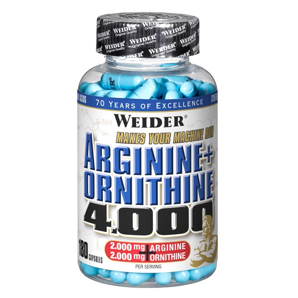 Arginine + Ornithine 4.000 - 180 kapsula