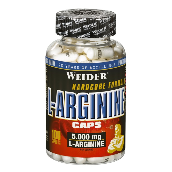 L-Arginin - 100 kapsula