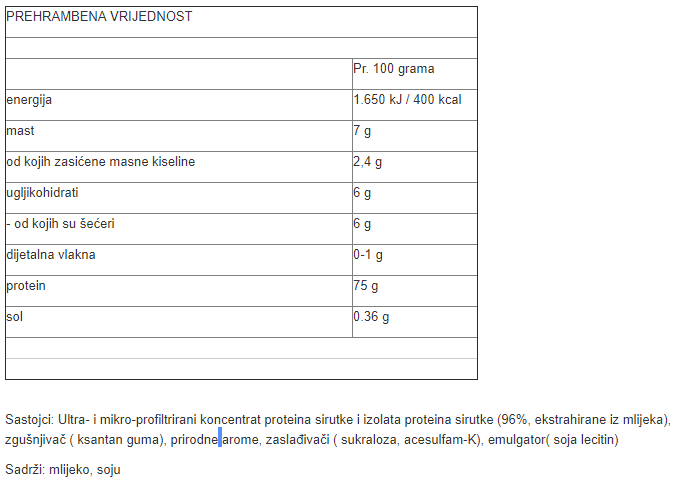 Whey 100 - 2 x 1 kg