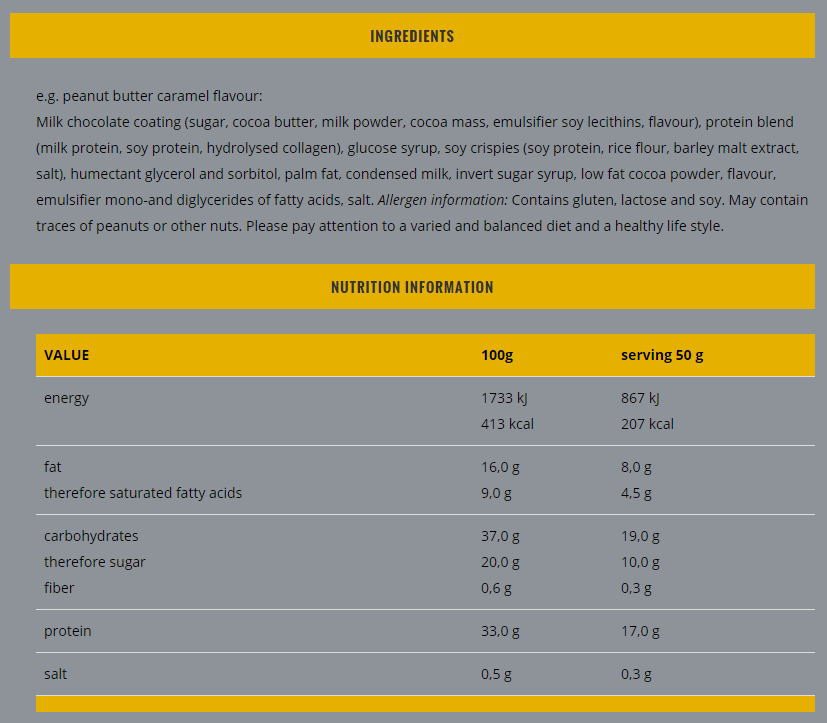 33% Crunch Protein Bar - 50 g