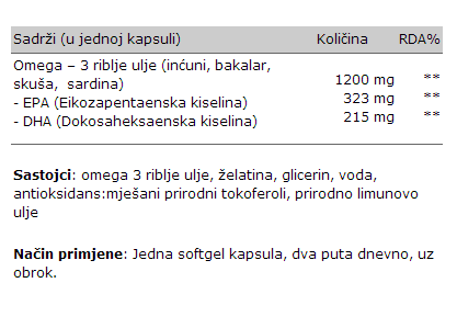 Omega 3 Extreme - 60 kapsula