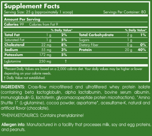 100% Whey Isolate - 2 kg