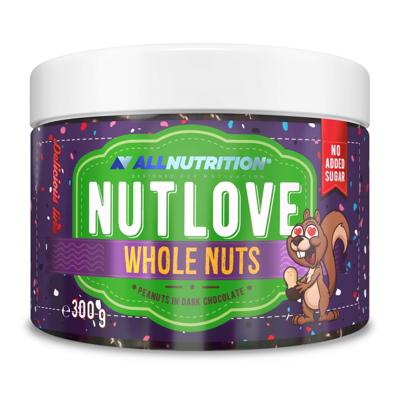 Nutlove Whole Nuts (kikiriki u tamnoj čokoladi) - 300 g