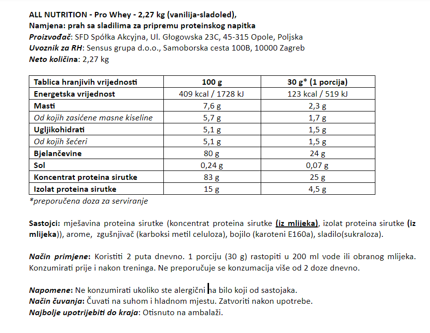 Pro Whey - 2,27 kg (+GRATIS Pro Whey - 500 g)