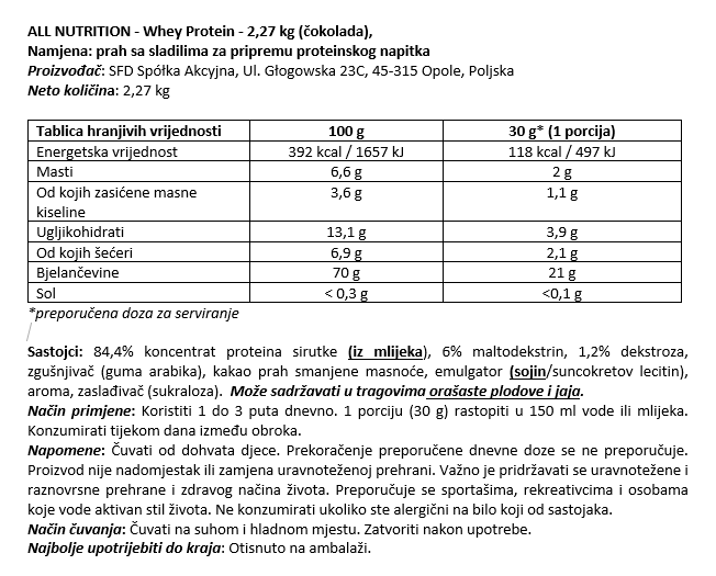 Whey Protein - 4,54 kg (2x 2,27 kg)