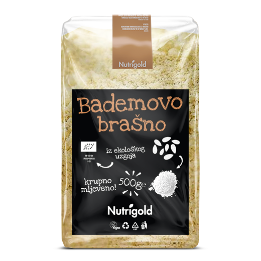 Bio Bademovo brašno (krupnije mljeveno) - 500 g