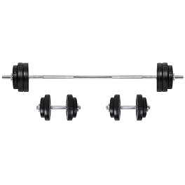 Komplet utega i šipki Insportline - 50 kg