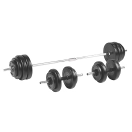 Komplet utega i šipki Insportline - 50 kg