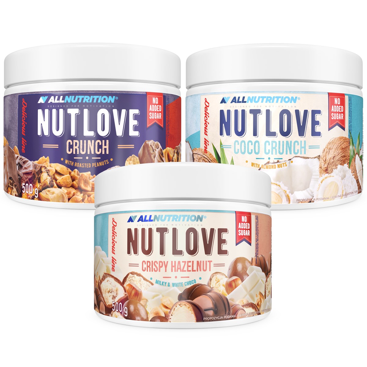 Nutlove paket (svi okusi) - 3 x 500 g