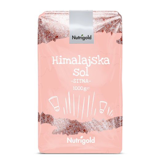 Himalajska sol (sitno mljevena) - 1 kg