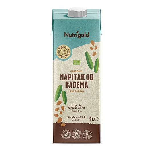 Bio Napitak od badema Nutrigold - 1000 ml