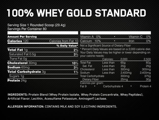 100% Whey Gold Standard - 450 g