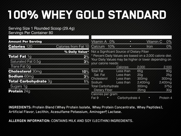 100% Whey Gold Standard - 900 g