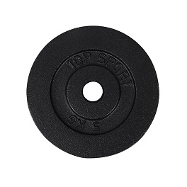 Pločasti uteg Top Sport 5 kg (1 kom)