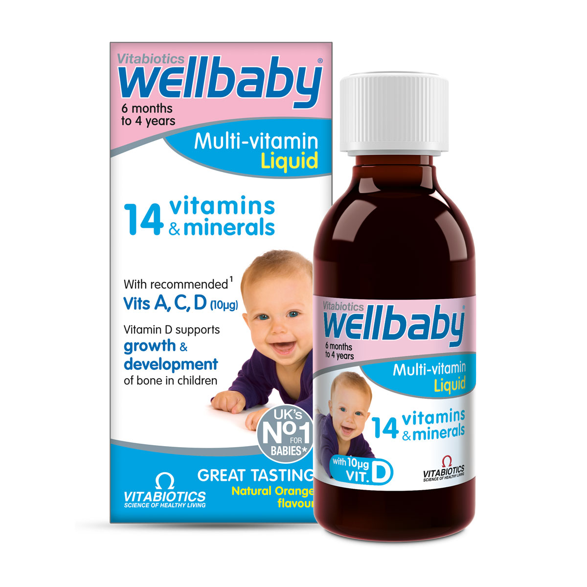 Wellbaby Multi-Vitamin Liquid - 150 ml