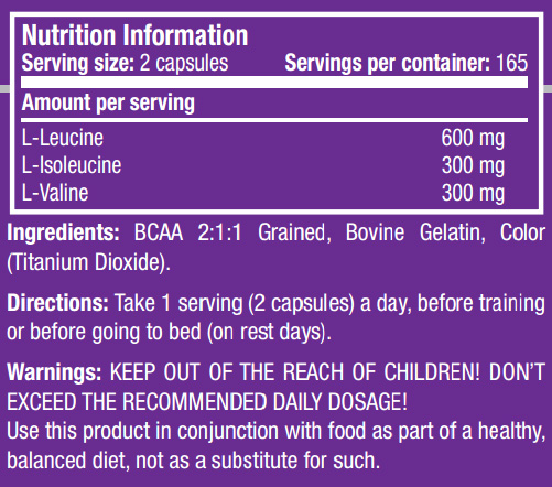 BCAA-X - 120 kapsula