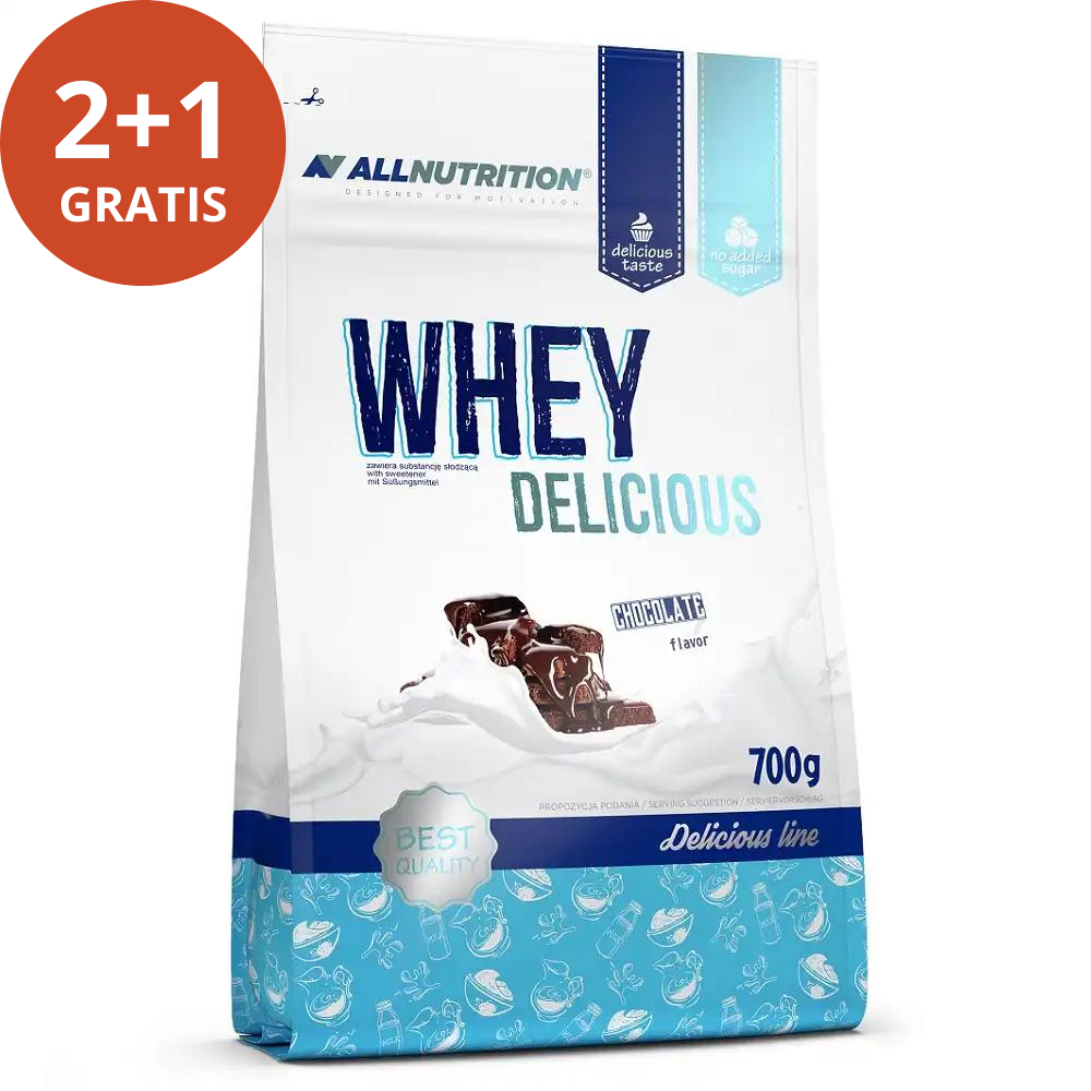 Whey Delicious Protein - 700 g (2+1 GRATIS)